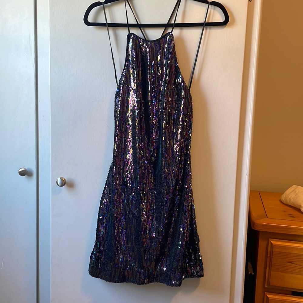 Sequin mini dress